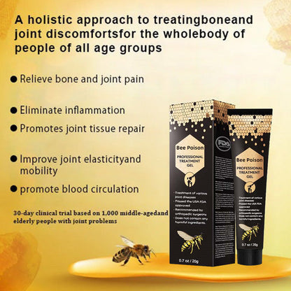 🐝 MOONBIFFY™ New Zealand Bee Poison Joint Relief Gel(New Zealand Bee Extract - Specializes in the treatment of orthopedic conditions and arthritic pain)